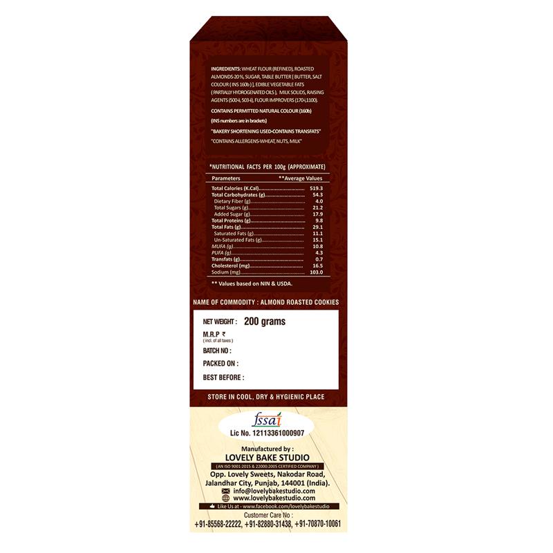 Almond Roasted Cookies (200gms) - Image 4