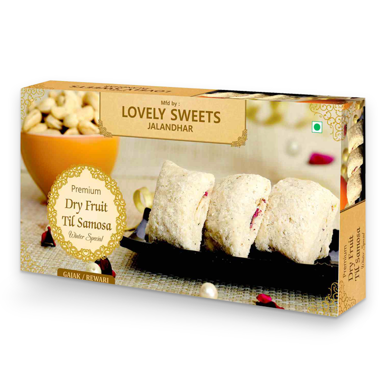 Dry Fruit Til Samosa