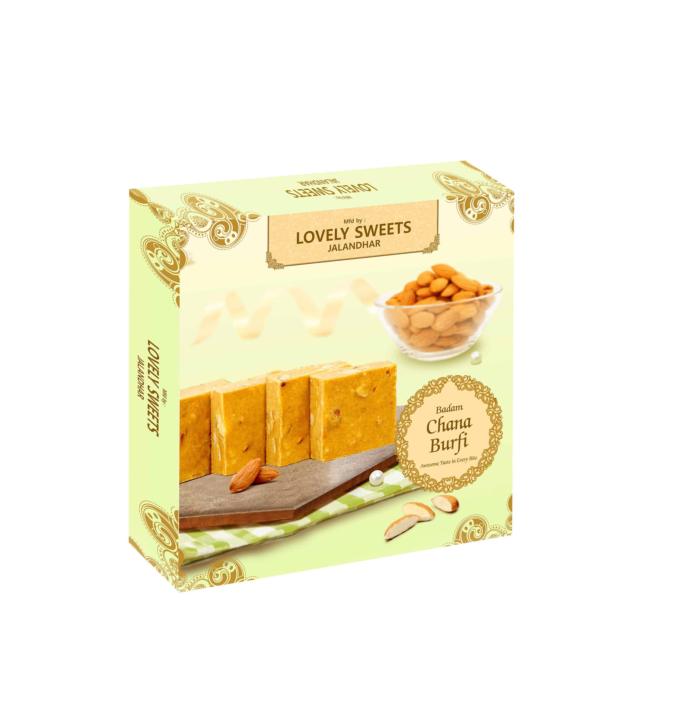 Badam Chana Burfi (400 gms)