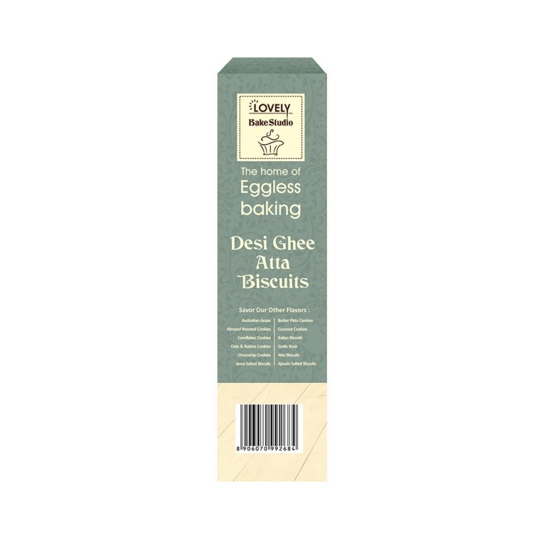 Desi Ghee Atta Biscuits (350 gms) - Image 3
