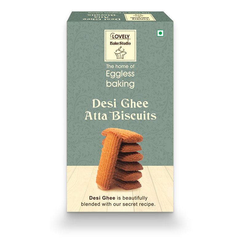 Desi Ghee Atta Biscuits (350 gms)