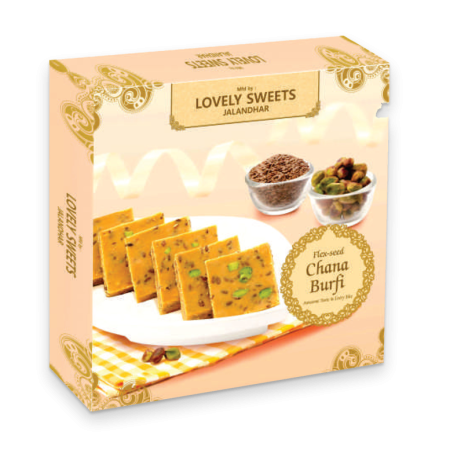 Flex Seed Chana Burfi (400 gms)