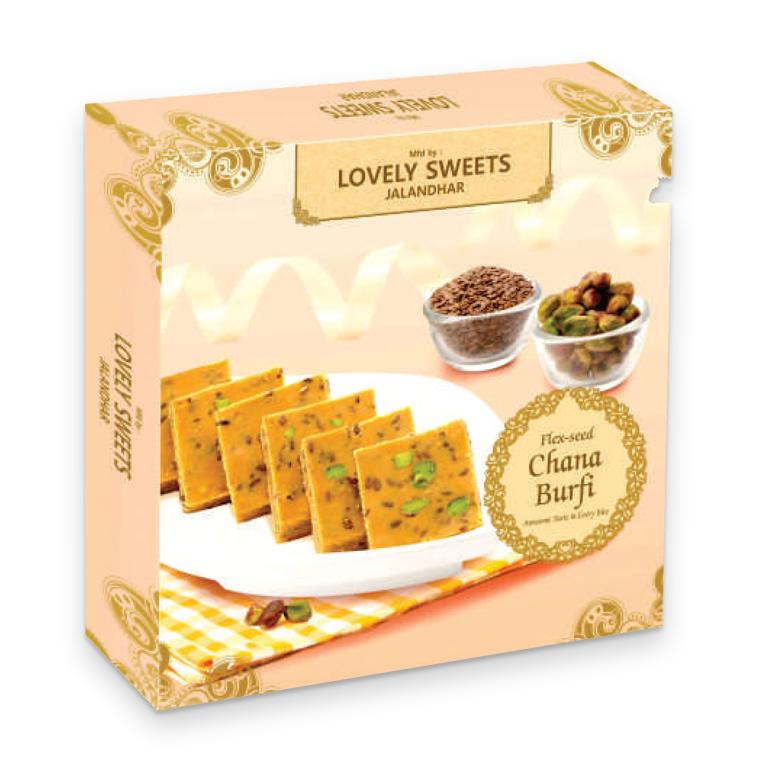 Flex Seed Chana Burfi (400 gms)