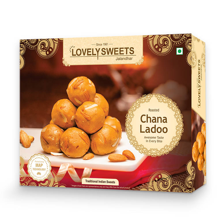 Roasted Chana Ladoo (350 gms) - Image 2