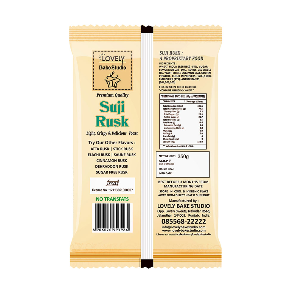 Suji Rusk (350 gms) - Image 3